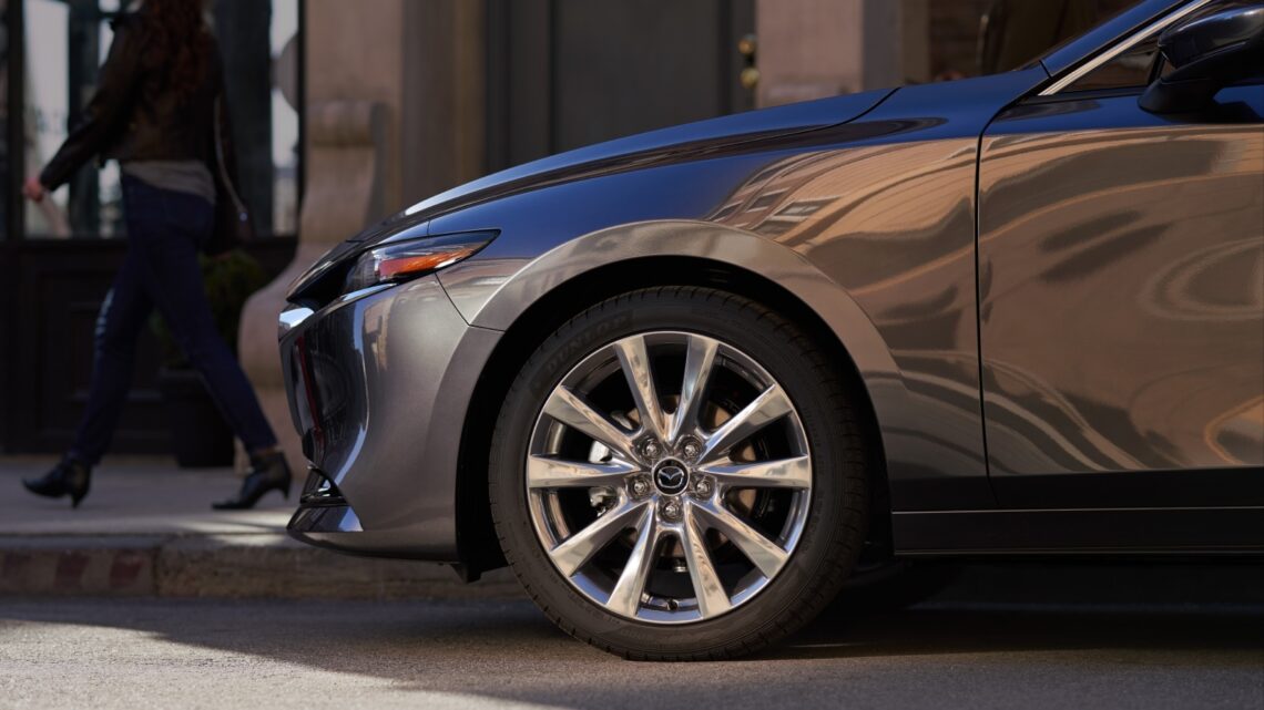 2026 Mazda3 Sedan wheel detail shot