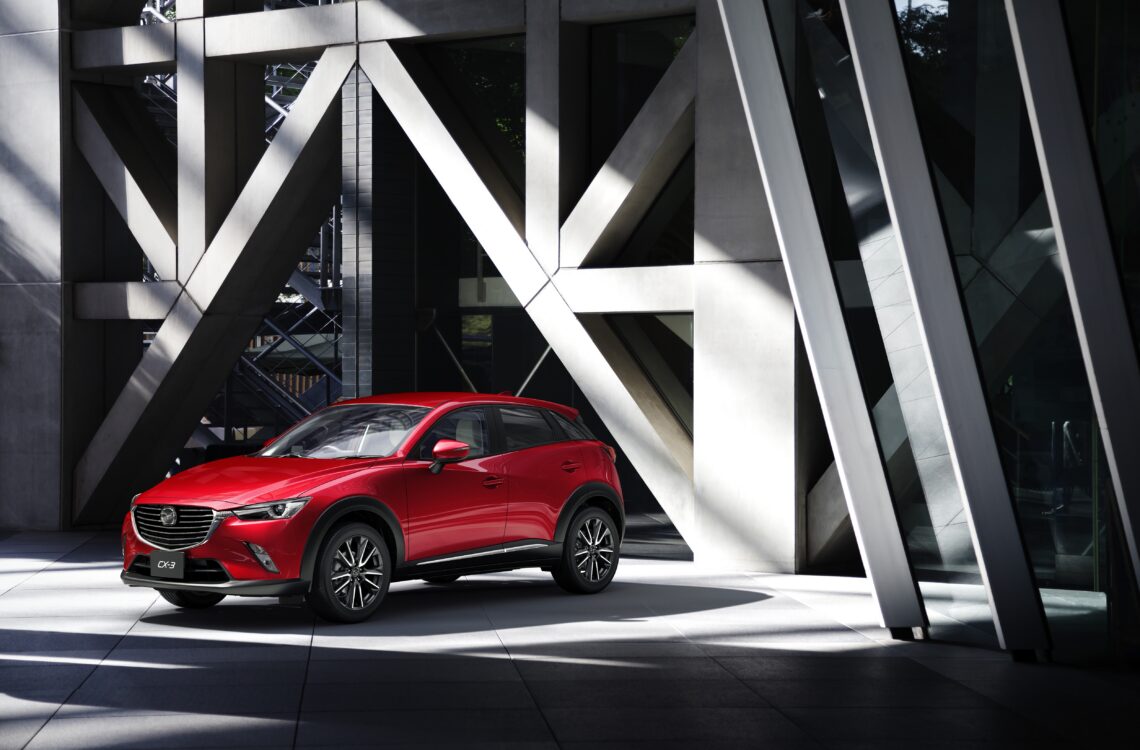 parked mazda cx-3