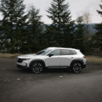 Mazda CX-50 parked in the woods