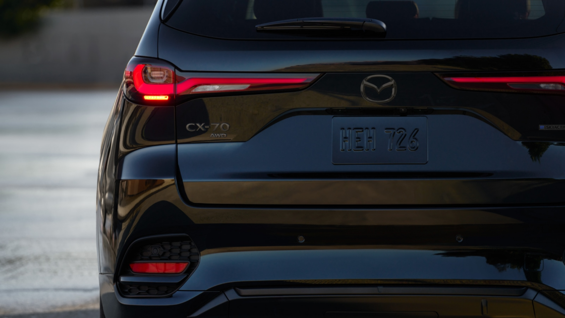 2026 Mazda CX-70 rear angle