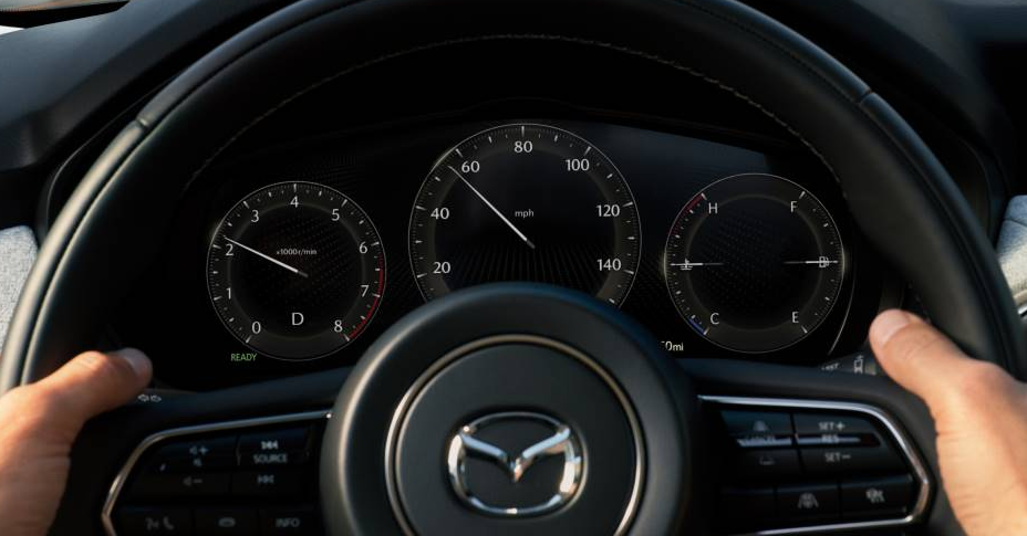 Mazda CX-90 dashboard dials